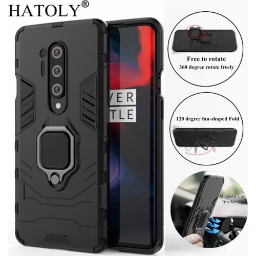 For Oneplus 8 Pro 8 Case Cover Magnetic Suction Ring Bracket Cases Silicone Rubber Hard Armor Cover for Oneplus 8 Pro Bumper