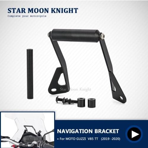 Motorcycle Stand Holder Phone Mobile Phone GPS Navigation Plate Bracket For MOTO GUZZI V85 TT 2019 - 2020