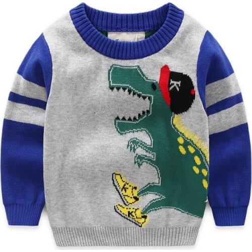 Baby Clothes O-Neck Warm Sweater Children Toddler Kids Pullovers plush velvet inside Winter Autumn Knit Loose Top boys 2-7 year