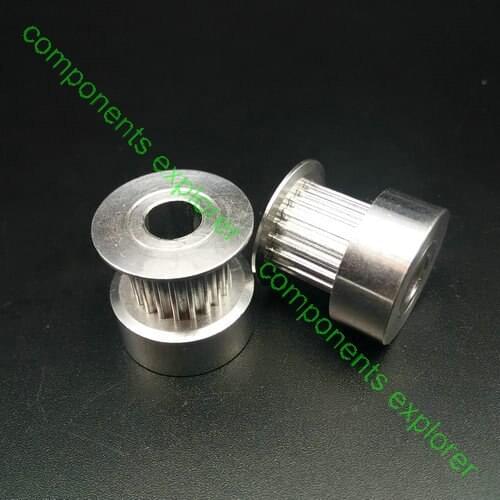 GT2/2GT Timing pulley 20 Teeth 6.35mm Bore for 9mm Width Belt,2pcs/lot