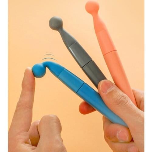 Kawaii Stationery Simple Decompression Gel Pen 0.5mm Creative School Pen With Funny Bullets 3 PCS/Lot