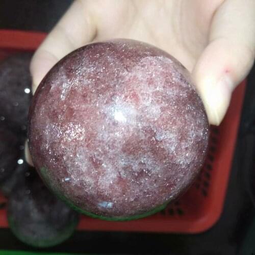 1pcs 60mm Natural quartz crystals ball natural stones and minerals gemstone sphere home decoration feng shui crafts gift