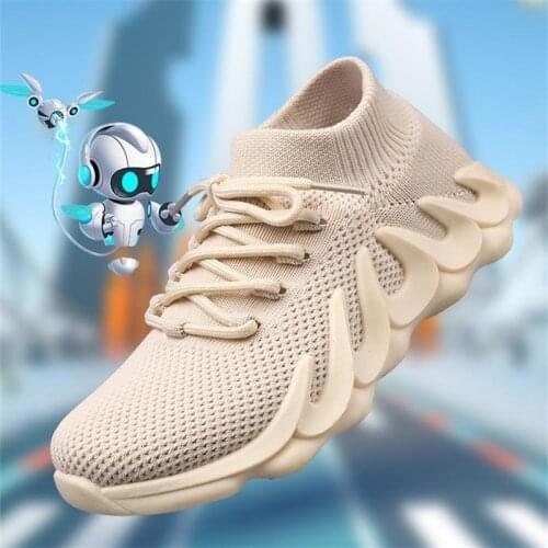 Breathable Children Shoes Lightweight Sneakers For Boys Girls Lace Up Casual Kids Running Shoes Size 28-37