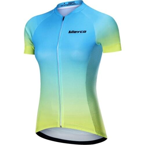Mieyco New cycling jersey Roupe ciclismo feminina Short sleeve pro team MTB Bicycle suitsSummer Breathable quick dry T shirt