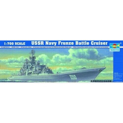 Trumpeter 05708 1/700 Navy Frunze Battle Crusier Missile Warship Static Model TH06829-SMT6