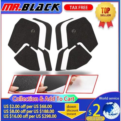 Motorcycle silica gel Fuel Tank Traction Side Pad Knee Grip Decal Protective Stickers For YAMAHA FZ09 FZ-09 MT-09 MT09 2014-2015