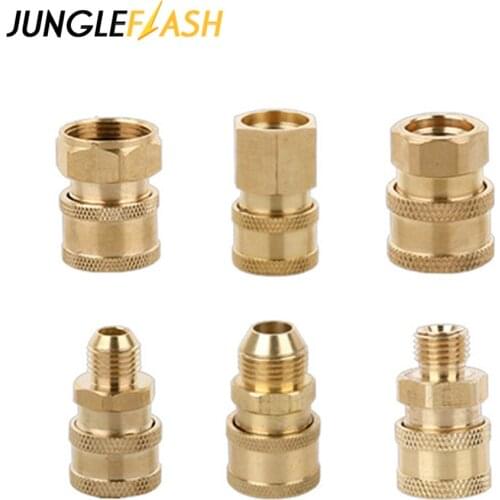 High Pressure Washer 1/4" Quick Connect Coupler Adapter Clean Washing Pressure Washer Connector for Quick Connecting Car Washer