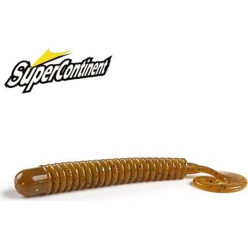 SUPERCONTINENTWobbler soft lure with tail, artificial bait ideal for bass fishing, 65mm, 45mm