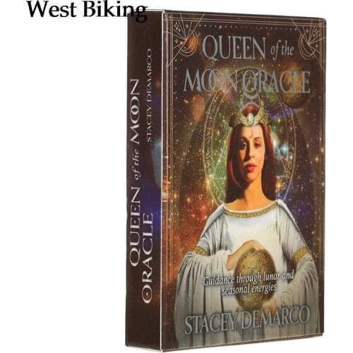 Queen of The Moon Oracle Card Full English Party Board Game 44 Cards Deck Tarot Astrology Divination Fate Cards