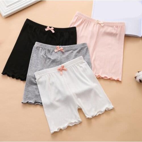 2021 Summer New Solid Underwear Soft Girls Safety Shorts Beach Pants Girls Boxer Anti-Emptied Breathable Hot Pants Pants Sport