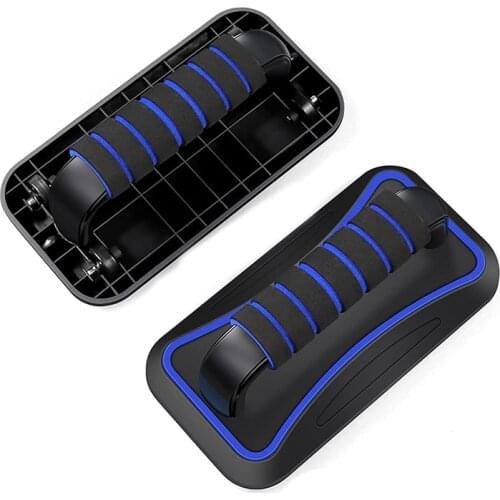NEW-Push-Up Grips and Ab Roller 2 in 1, Comfortable Grip, Removable and Portable, Suitable for Home Fitness Device