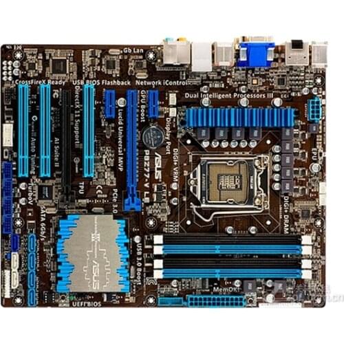 Original motherboard for ASUS P8Z77-V LE LGA 1155 DDR3 USB2.0 USB3. 32GB VGA DVI HDMI Z77 Desktop motherboard