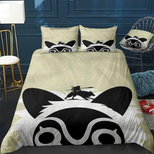 Hayao Miyazaki Duvet Cover Comfortable Quilt Home Decora Design Universal Bedding Set Bedclothes+Pillowcase 3pcs
