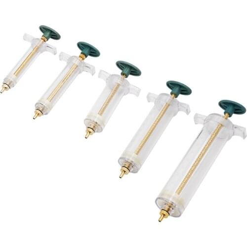 10ml/20ml Bird Feeder Copper Head Syringe Hose Birds Feeding Syringe Injector Supplies Bird Feeders Parrot feed Device