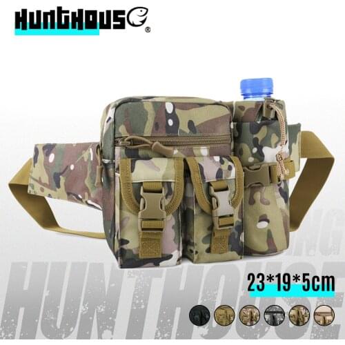 Hunthouse fishing bag 23*19*5cm waist bag Oxford Cloth Polyester Material outdoor sport fishing tactical tools