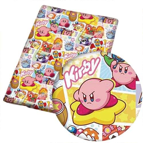 DIY 50*145CM flower pattern Polyester cotton Fabric Patchwor Printed for Tissue Kids Home Textile for Sewing Doll Dress Curtain