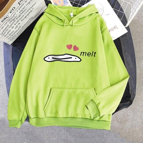 Korean Cartoon Hoodie Oversized Sweatshirt Women/Men Punk Clothes Dream Smp Melt Print Unisex Graphic Hoodies Loose streetwear 3