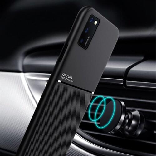 Slim Matte Leather Case for Huawei Honor V30 Pro V40 10X Lite Case Honor 50 9 10 20 Lite 10i 20i 30 9A 8X Car Holder Cover Cases
