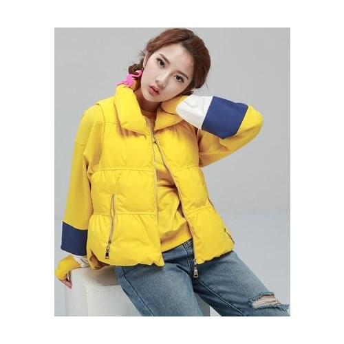 Winter HOT 2020 Women 90% White Duck Short Down Vest Womens Waistcoat Warm Jacket Autumn Winter Sleeveless Coat LX1233 's