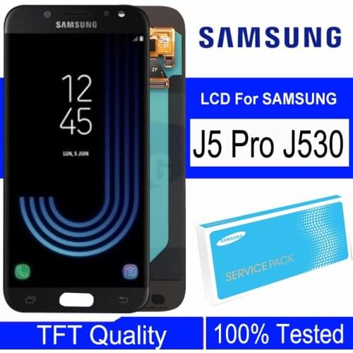 100% Tested 5.2'' TFT Display for SAMSUNG Galaxy J5 PRO 2017 J530 J530F LCD Touch Screen Digitizer Assembly Repair Parts