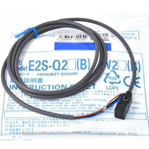 1pcs New metal inductive proximity switch E2S-Q23 E2S-W23 E2S-Q21 E2S-W21 E2S-Q22 E2S-W22 Three wire DC sensor NPN