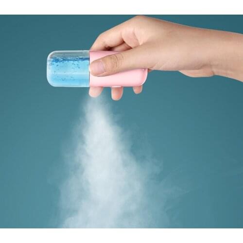 30ml Nano Spray Face Steamer Handheld Humidifier Fine Mist Beauty Sprayer USB Rechargeable Water Replenishment Instrument