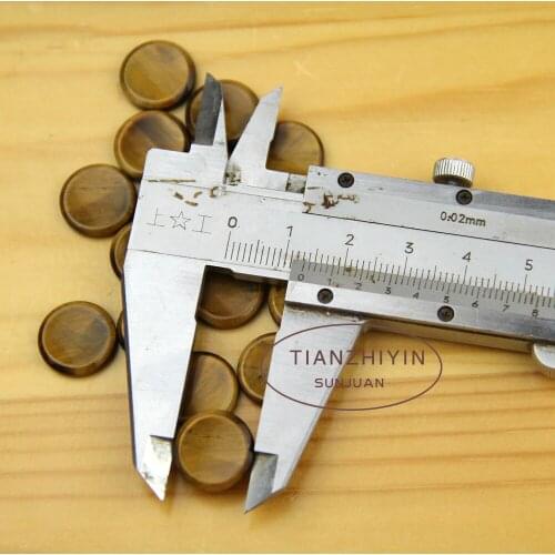 9PCS trumpet finger key buttons for repairing parts new tiger eye stone