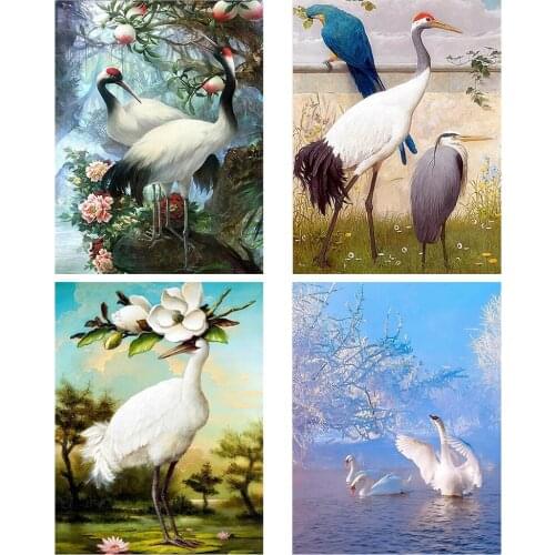 Diamond Painting Cross Stitch Animal 5D Diamond Embroidery Sale Flower And Tree DIY Full Diamond Needlework