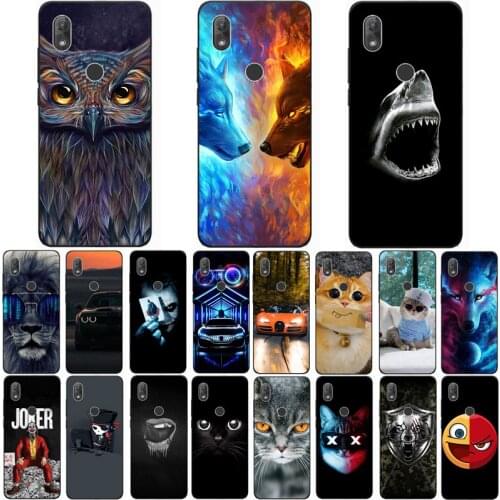 For BQ-5535L Strike Power Plus Case Wolf Silicon TPU Fundas for BQS-5535L Strike Power Plus Cat Animal Shell Bag Housing Cases