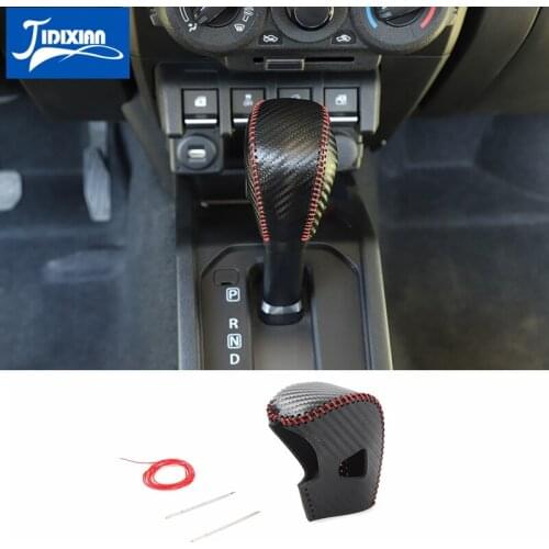 MOPAI Gear Shift Cover for Suzuki Jimny 2019+ Car Gear Shift Head Protection Cover for Suzuki Jimny 2019+ Interior Accessories