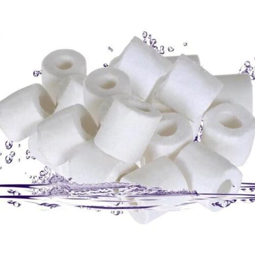 250g/500g Ceramic Biochemical Rings Bacteria House Fish Tank Pond Filter Media Aquarium Accessories In External Internal Filter