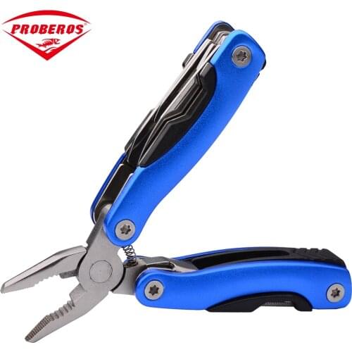 Multifunctional Collapsible Fishing Pliers Outdoor Spanner 7cm Stainless Steel Bottle Opener Fish Grip Fishing Tackle Tools