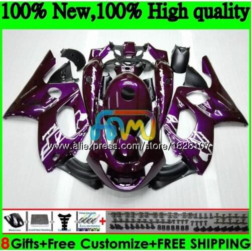YZF 600R For YAMAHA Thundercat YZF600R 96 02 03 04 05 06 07 Dark purple 73BS.44 YZF-600R 2002 2003 2004 2005 2006 2007 Fairing