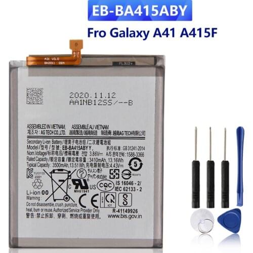 Original Replacement Battery EB-BA415ABY For Samsung Galaxy A41 A415F 3500mAh