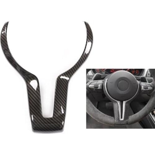 Car Steering Wheel Trim For BMW M M2 F87 M3 F80 M4 F82 F83 M6 Carbon Fiber Style 2021 NEW