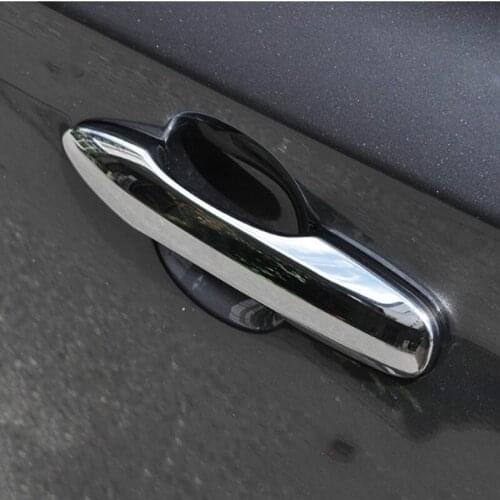 Silver ABS Chrome Car Door Handle Covers Trim Auto Accessories 4pcs Fit For Toyota Prius Phv 50 XW50 ZVW50 2016 2017 2018