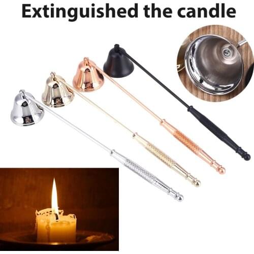 Black/Silver/Rose gold/Gold Candles Extinguisher Candle Snuffer Restaurant Wedding Banquet Accessories Damper for Candle