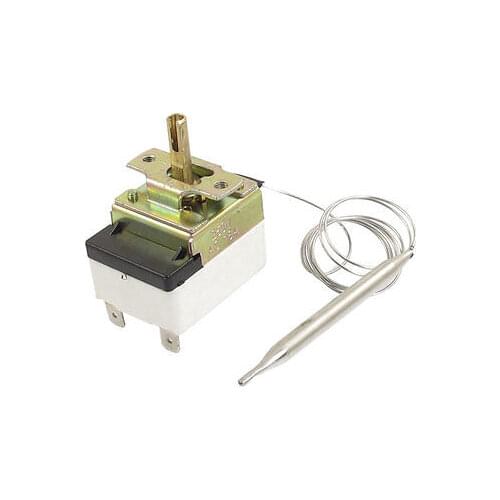 1NC 1NO AC 250 16A 30-110C Temperature Control Switch Capillary Thermostat
