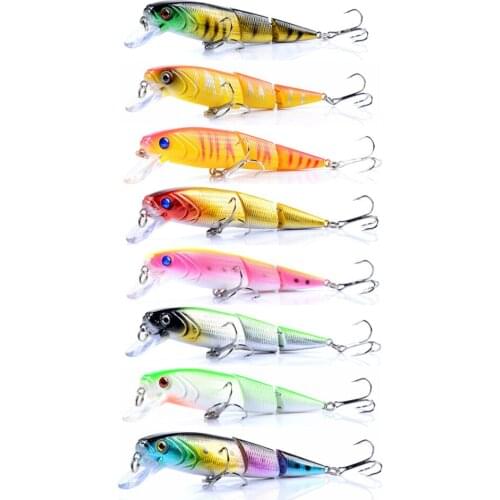 1PC S-Glade Jointed Fishing Lure Swimbait 10.5cm 14g Floating Plastic Artificial Fishing Minnow Wobbler Tools 3 Sections Lure