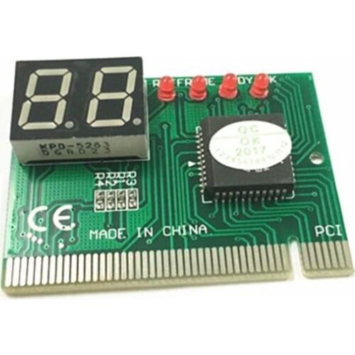 2-Digit PC Computer Mother Board Debug Post Card Analyzer PCI Motherboard Tester Diagnostics Display For Desktop PC