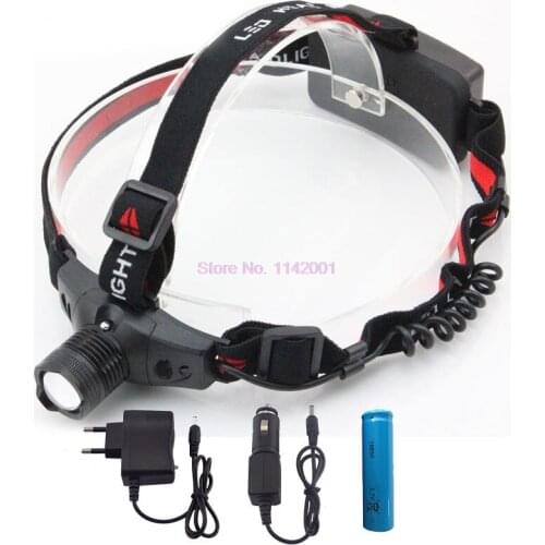20 pieces Xm-L Q5 Headlight Head Lamp Torch Light Rechargeable Lampe Headlamp For Camping Fishing With 18650 Batteries