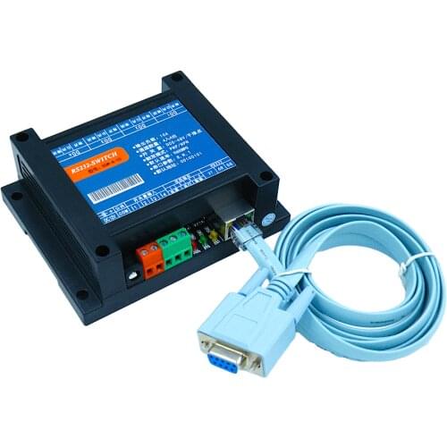 4 in 4 out 10A Relay Control Board Isolated, RS485 RS232 or Ethernet TCP