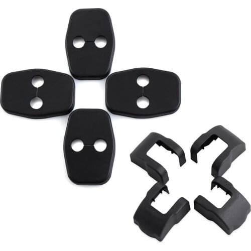 8PCS For Peugeot 5008 3008 2017 2018 2019 Car Styling Door Lock Cover DIY Buckle Door Holder Protector Cover