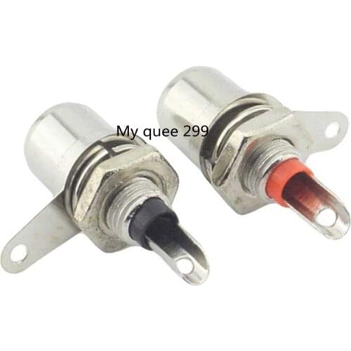 Lotus head F - head AV audio amplifier rca lotus socket head red black