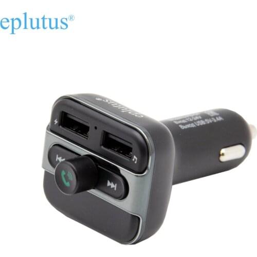 FM Transmitter Modulator Bluetooth Handsfree Car Kit Audio MP3 Player with 3.4A Dual USB Car FM Transmittor Phone Charger FB04