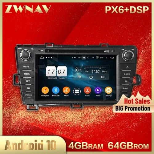 2 din Android 10.0 screen Car Multimedia player For Toyota Prius RHD 2009-2015 video stereo WIFI GPS navi head unit auto stereo