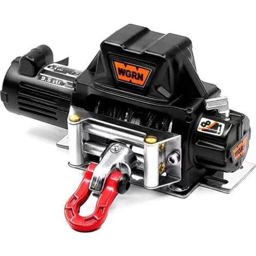 Metal Winch for 1:10 RC Crawler Car Axial SCX10 D90 90046 TRX4 Redcat (Black)