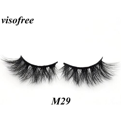 Visofree Mink Lashes Natural False Eyelashes Fake Lashes Long Makeup 3D Mink Lashes Eyelash Extension Mink Eyelashes Beauty M29