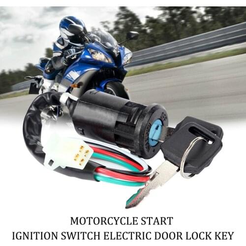 New Off-road motorcycle key switch modified universal small high game ATV start ignition switch electric door lock key switch