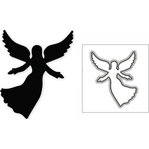 New Christmas Angel Fairy Girl 2020 Metal Cutting Dies for DIY Scrapbooking and Card Making Decoratve Embossing Craft No Stamps